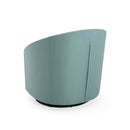 Contemporary Swivel Glider Chair With 360 Degree Rotation