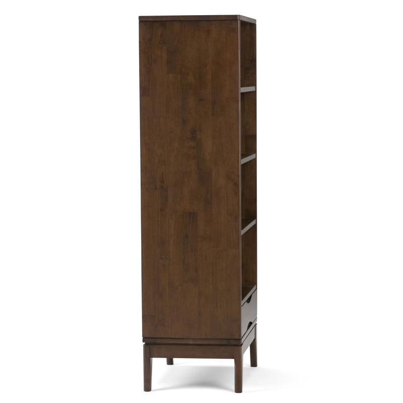 Harper - Bookcase With Storage - Walnut Brown