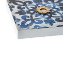 Abstract, And Wall Decor Accents (Set of 4) - White / Blue