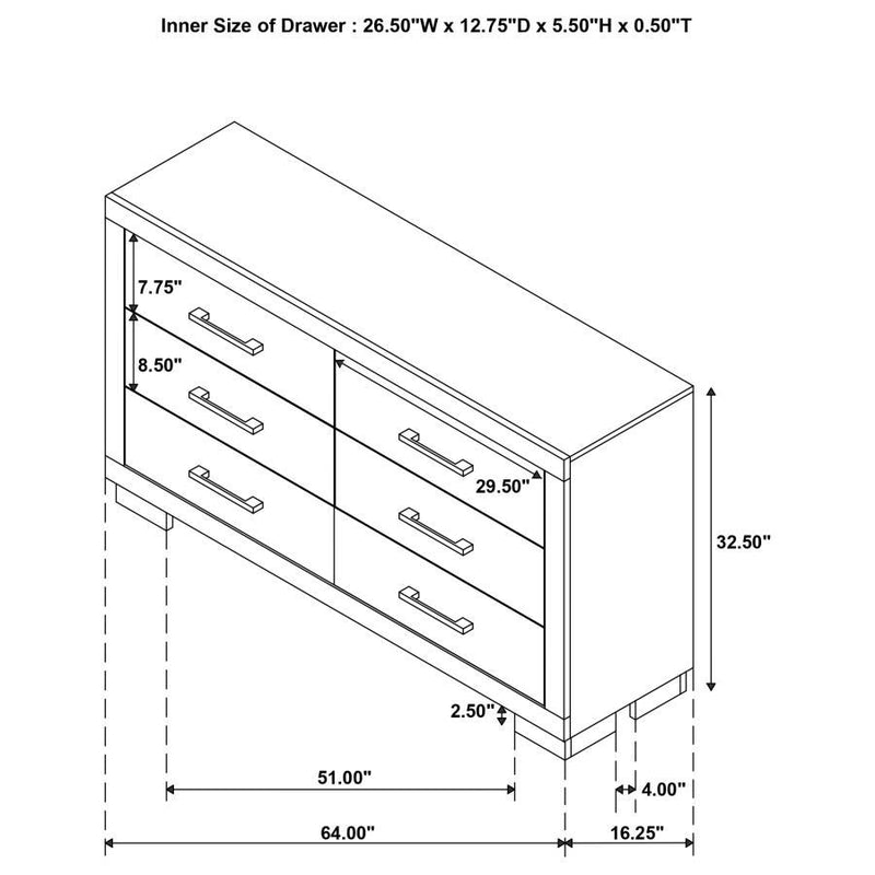 Jessica - Contemporary Bedroom Set