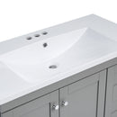 Shaker Free Standing Bathroom Vanity Cabinet With Sink, Soft Close Drawers, Soft Close Doors