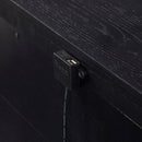 3 Drawer Nightstand With USB - Black