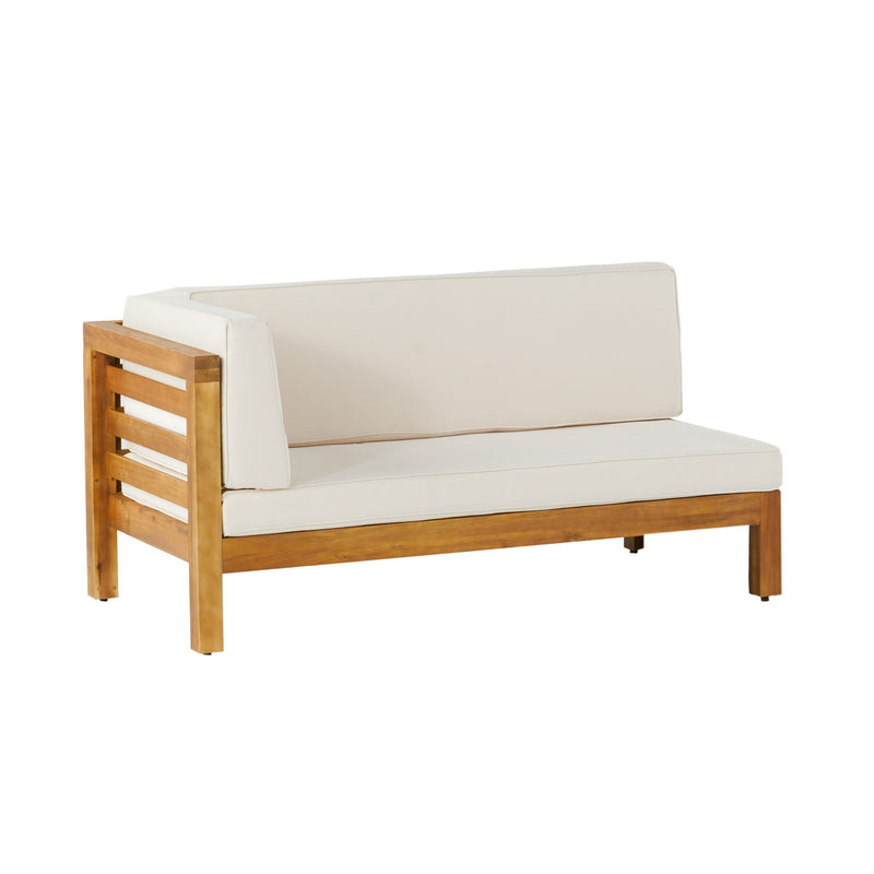 Royal - Acacia 6 Piece Sofa Sectional Sets - Beige