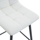 Bar Chair Set Comfortable With Metal Legs And Ergonomic Design