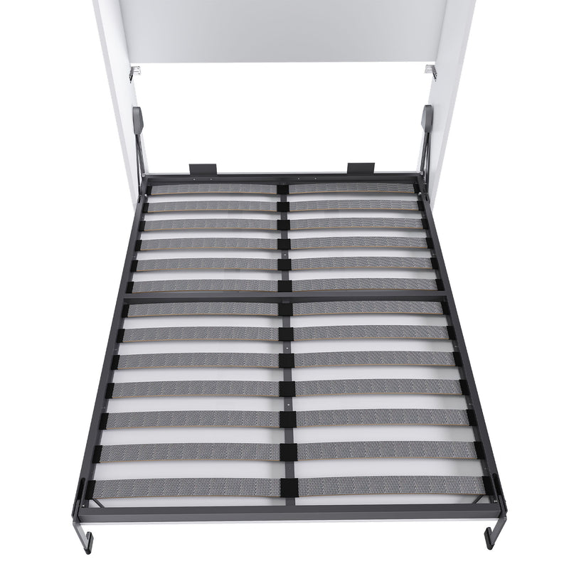 Queen Murphy Bed, Space Saving Design - White