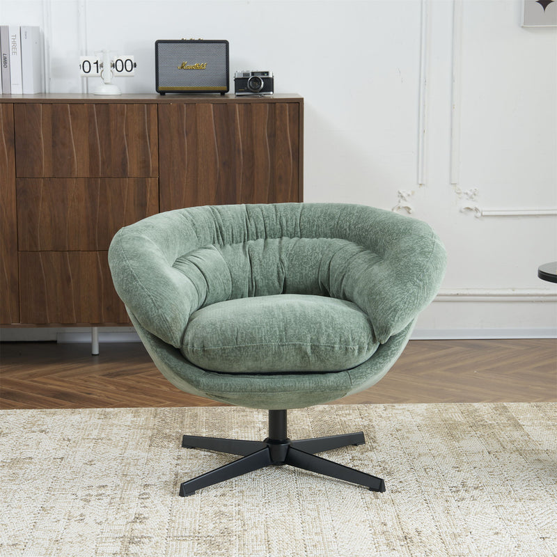 Modern Chenille Office Chair With 360 Degree Swivel