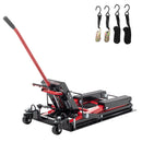 Hydraulic Motorcycle Lift Jack With 1500 Lbs Capacity And Foot-Operated Scissor Lift - Red
