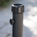 Umbrella Base With Hexagonal Shape - Black