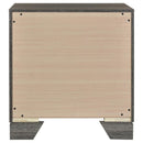 Wright - 2-Drawer Nightstand Bedside Table - Brown Oak