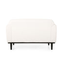 Sway - Upholstered Loveseat With Wood Legs And Round Arms