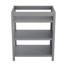 Convertible Crib/Full Size Bed with Changing Table, Gray