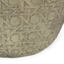 Outdoor Lightweight Concrete Side Table - Antique Yellow