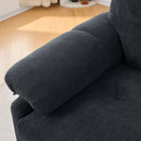 Convertible Pull Out Sofa Bed Queen Size, 3 In 1 With Side Storage