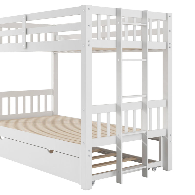 Smooth Mobility Bunk Bed With Trundle