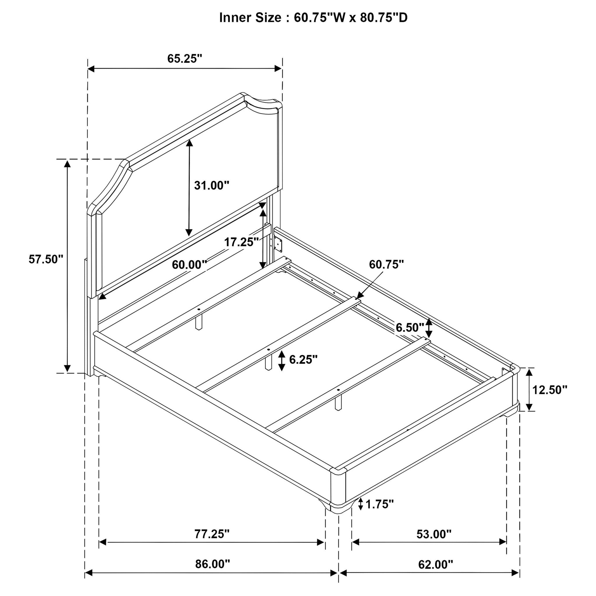 Garland 5-piece Queen Bedroom Set Brown Cherry