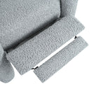 Push Back Recliner Armchair Upholstered Recliner Chair Single Sofa With Adjustable Backrest