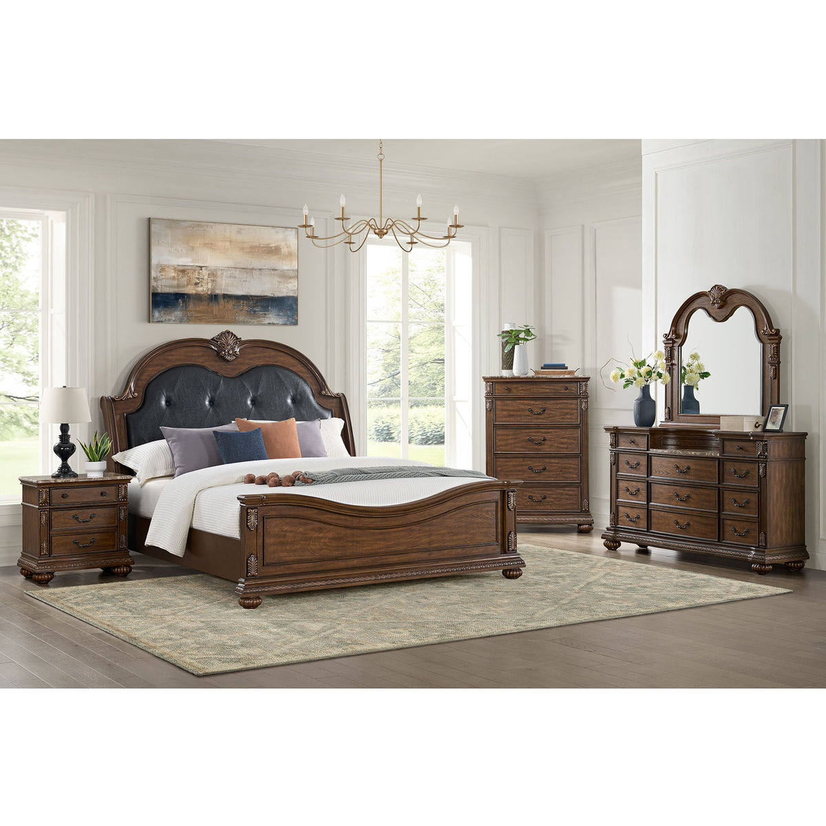 Cadenza Dresser in Brown by Elements International, view 11