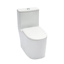 1 Piece Toilet For Bathroom, Soft Closing Seat, Dual Flush 1.1 / 1.6 Gpf - White