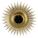 Retro DesignSunburst Metal Wall Mirror Decorative Mirror For A Bedroom Dressing Room, Hallway Or Living Space - Gold
