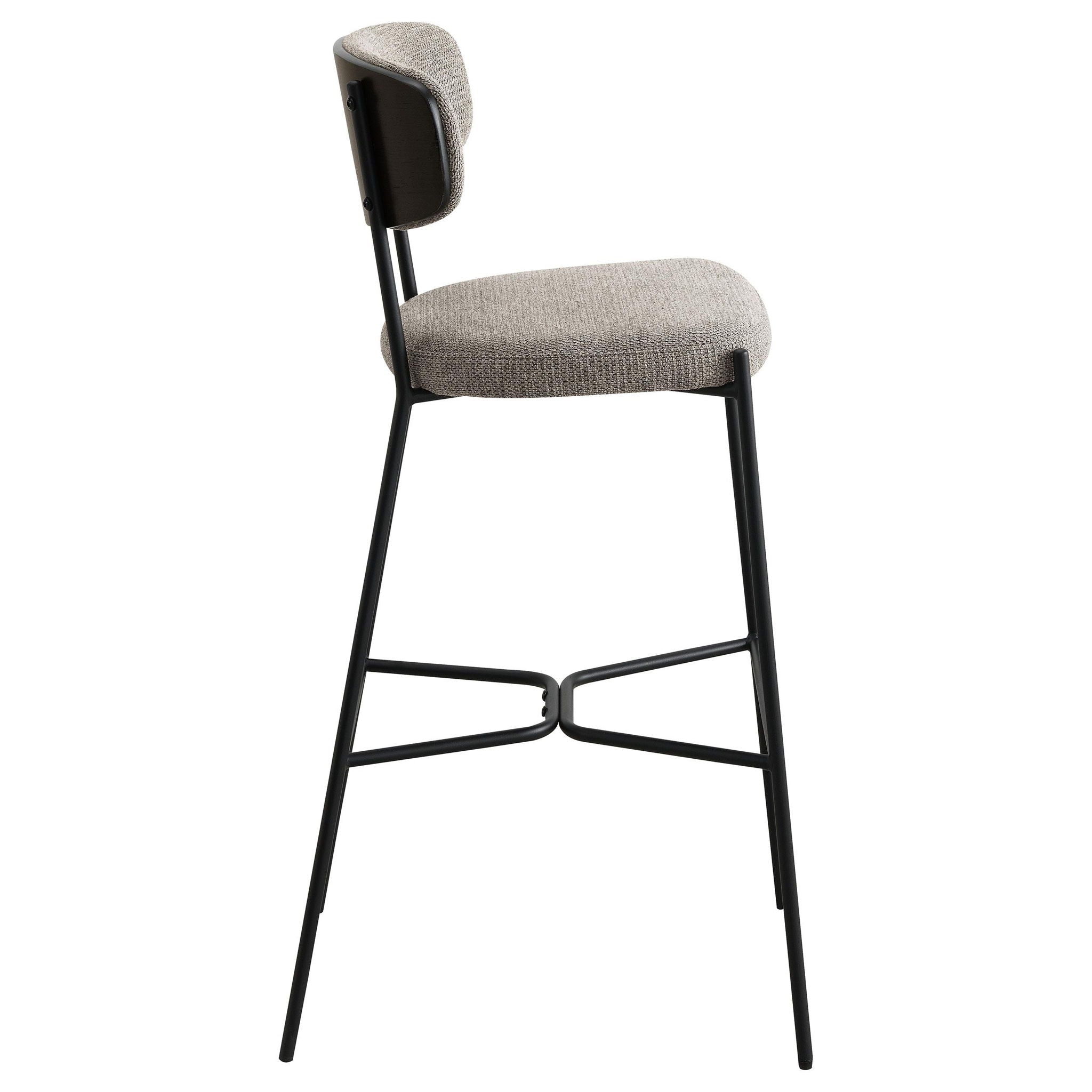 Elison Pub Height Bar Stool Light Brown (Set of 2) - Atlantic Fine Furniture Melbourne FL