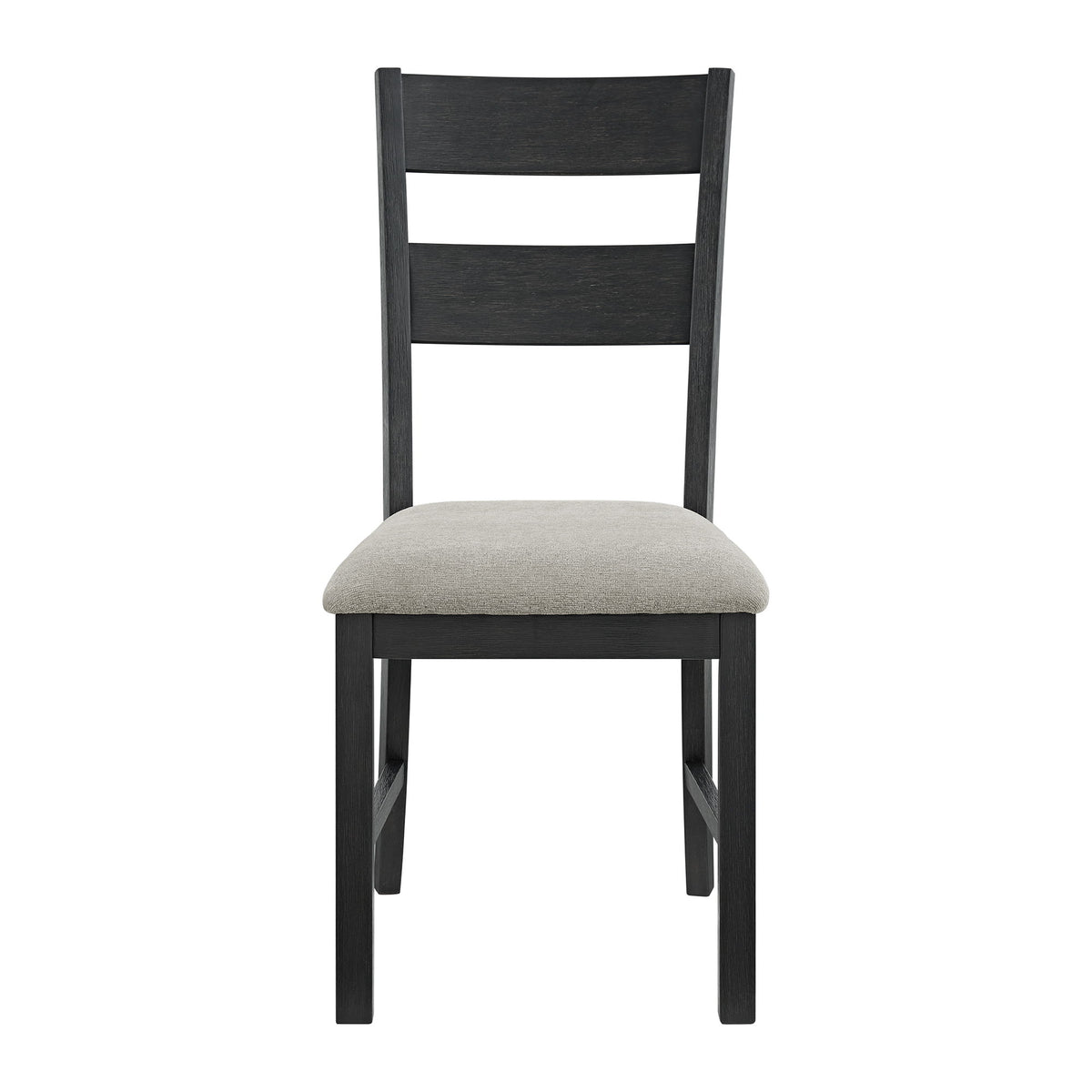 Garcia 3 Piece Dining Set (Round Drop Leaf Table And 2 Chairs) in Black by Elements International, view 13