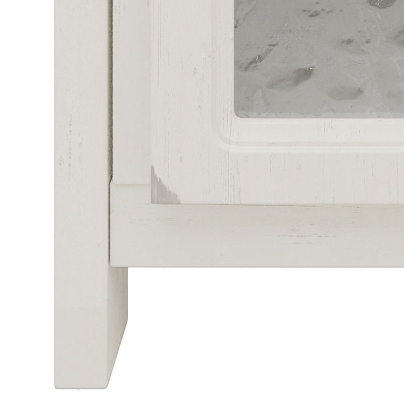 Vintage Farmhouse Bathroom Vanity With Ceramic Sink