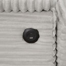 Double Chaise Lounge Set With Reversible Storage Ottomans, USB Port