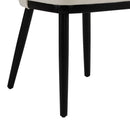 Modern Dining Chair With Curved Backrest