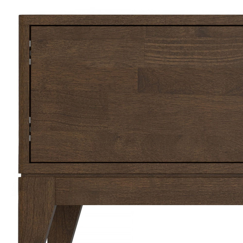 Harper - Low TV Media Stand - Walnut Brown