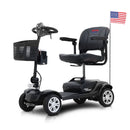 Max Sport - 4 Wheels Outdoor Compact Mobility Scooter With 2 Pieces X 12Ah Lead Acid Battery