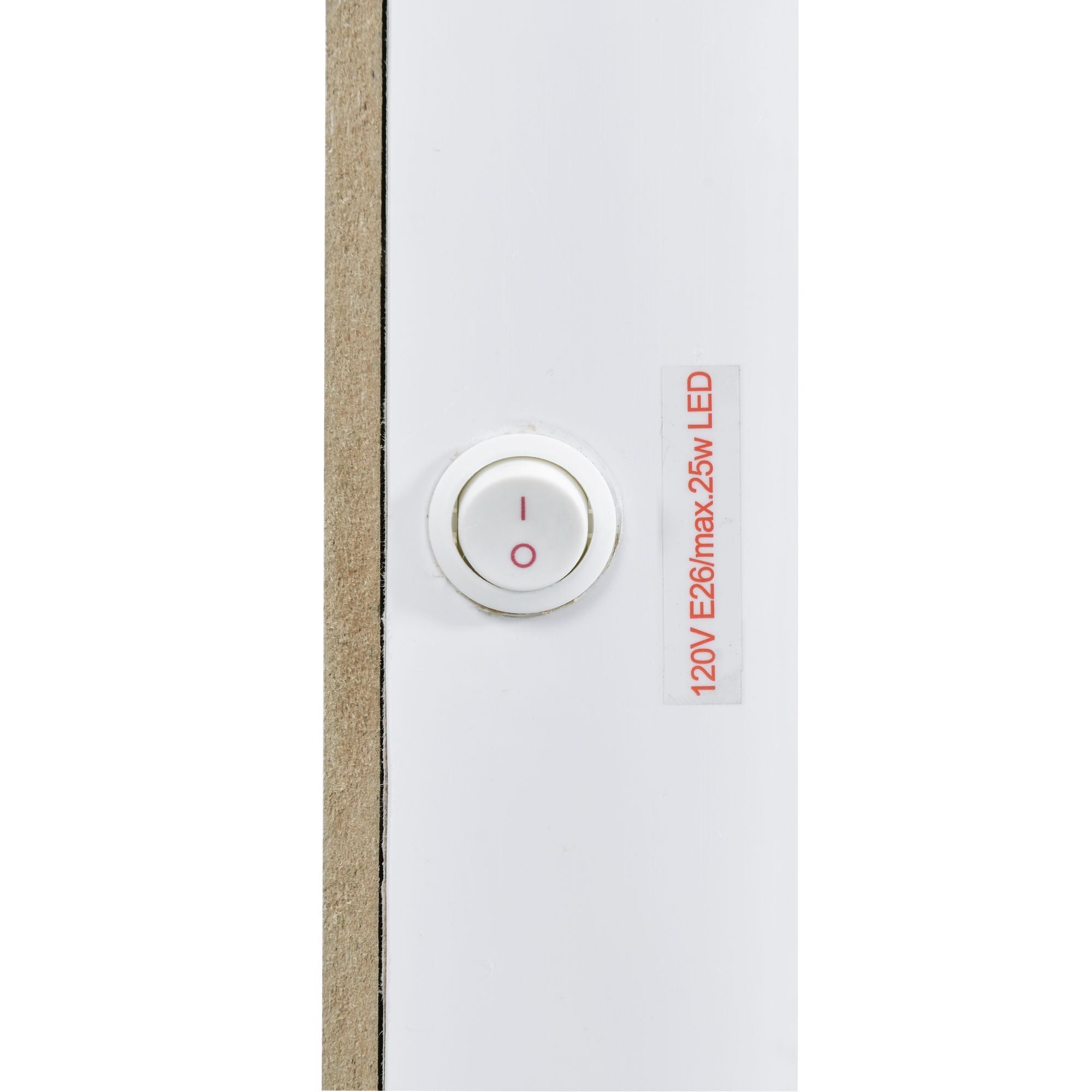 Lindy - Floor Mirror With Lights - White