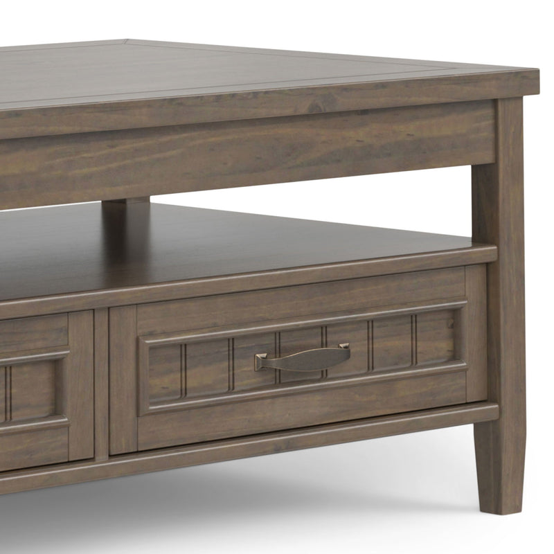 Lev - Lift Top Coffee Table - Smoky Brown