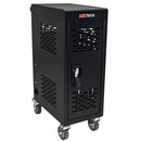 16 Bay Mobile School Charging Cart Station For Chromebook, Tablet And Laptop Computer With Power Strip Included