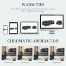 Living Room Set Modular Sectional Couch, Upholstered Sofa & Armchair & Movable Ottoman