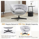 Modern Chenille Office Chair With 360 Degree Swivel