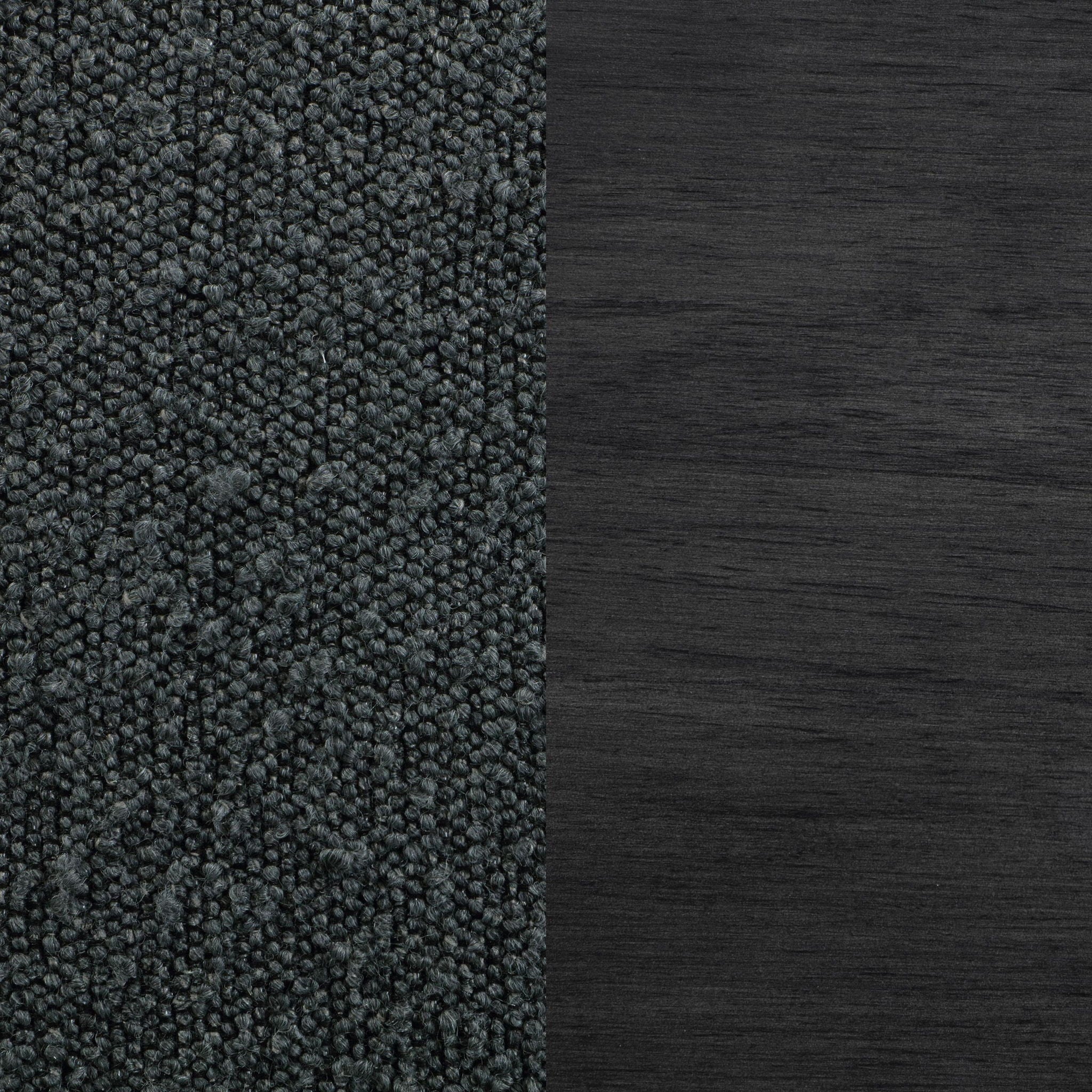 Alba Boucle Upholstered Counter Chair Black (Set of 2) - Atlantic Fine Furniture Melbourne FL