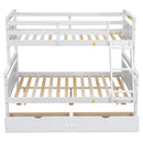 Bunk Bed With Ladder And Safety Guardrail