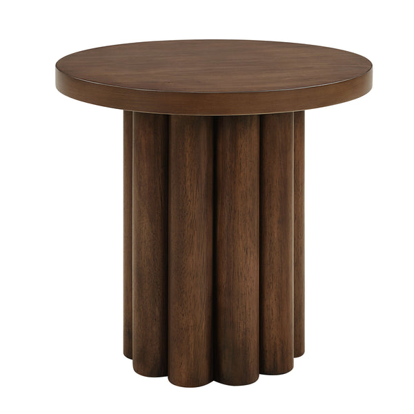 Loanna - Wooden Color End Table - Brown