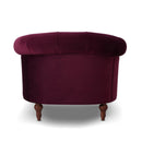 La Rosa - Victorian Tufted Upholstered Accent Chair