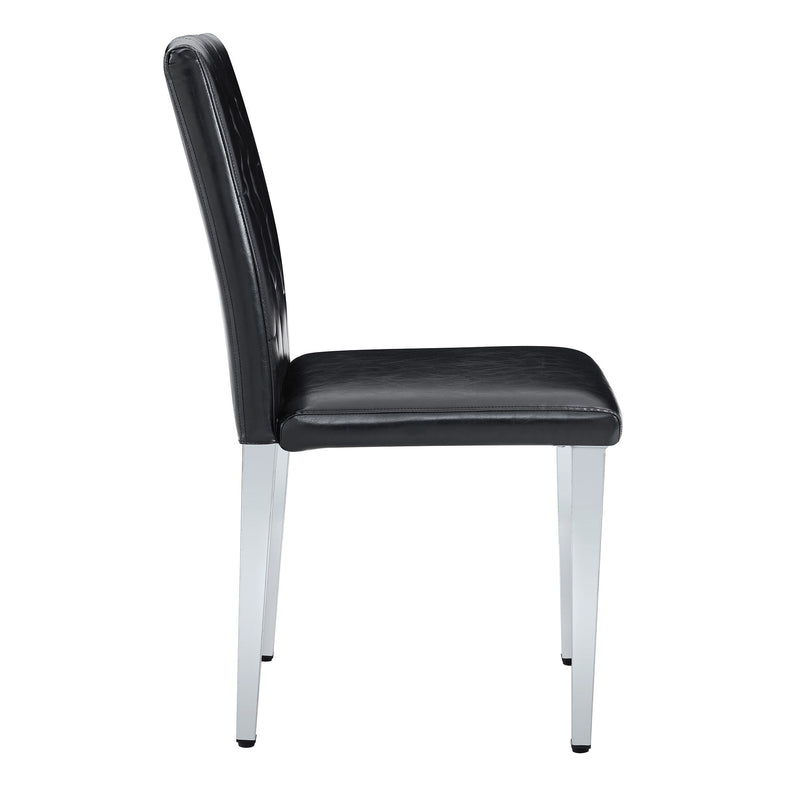 Dining Chairs With Ergonomic Buckle Backrest For Home