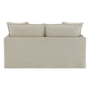 Upendo - Loveseat With 2 Pillows - Beige Linen