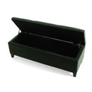 Glouster - Storage Ottoman - Retro Green