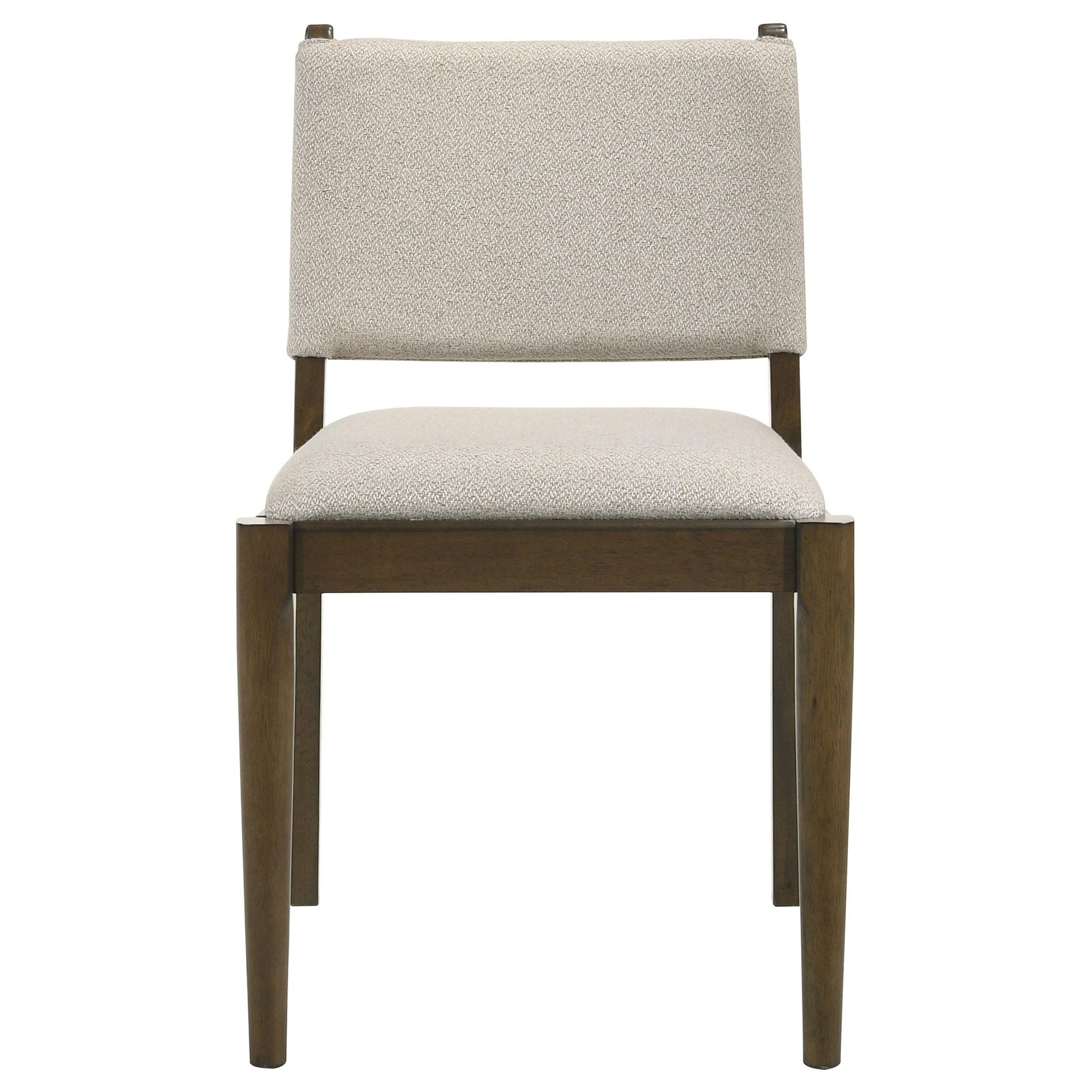 Ottowa Upholstered Dining Side Chair Brown (Set of 2) - Atlantic Fine Furniture Melbourne FL