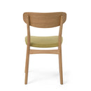 Elegant Fabric Dining Chair With Cushioned Seat