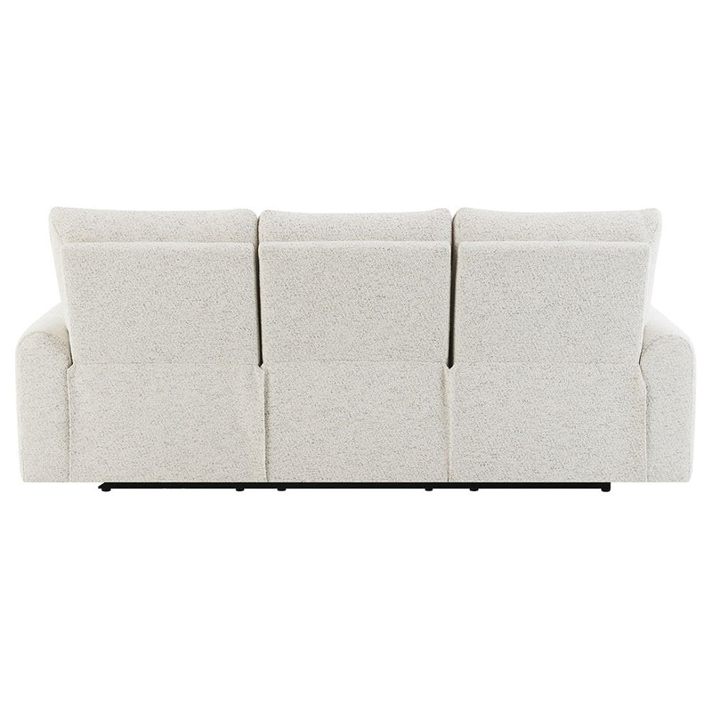 Lalisa - Power Motion Sofa With USB Port - Cream Chenille