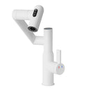 Bathroom Sink Faucet With Spray Function And Temperature Display, Anti Skid Switch, 360 Degree Rotary