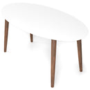 Ada - Mid-Century Modern Style Oval Dining Table