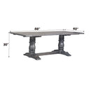 Leventis - Dining Table - Weathered Gray - 30" - Atlantic Fine Furniture Inc