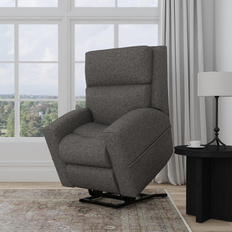 Score - Power Lift Recliner with Power Headrest & Lumbar - Gray