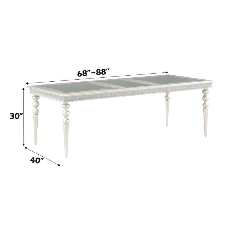 Maverick - Dining Table - Silver